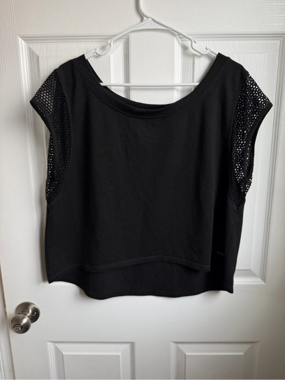 Adore Me T-shirt with mesh sleeves